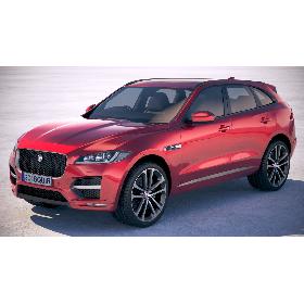 3D model Jaguar F-pace R 2019